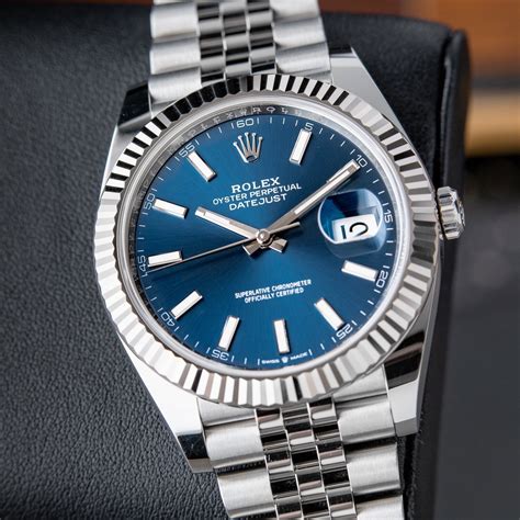 rolex datejust 2 blue dial fluted bezel|rolex datejust 41 wimbledon jubilee.